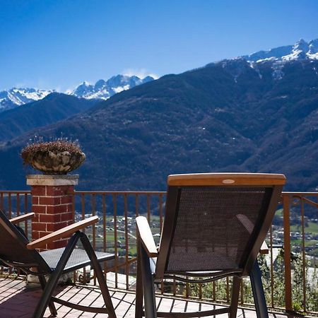 Panoramic Apartment Italian Alps Valtellina Near Sondrio, Tirano Poggiridenti Bagian luar foto